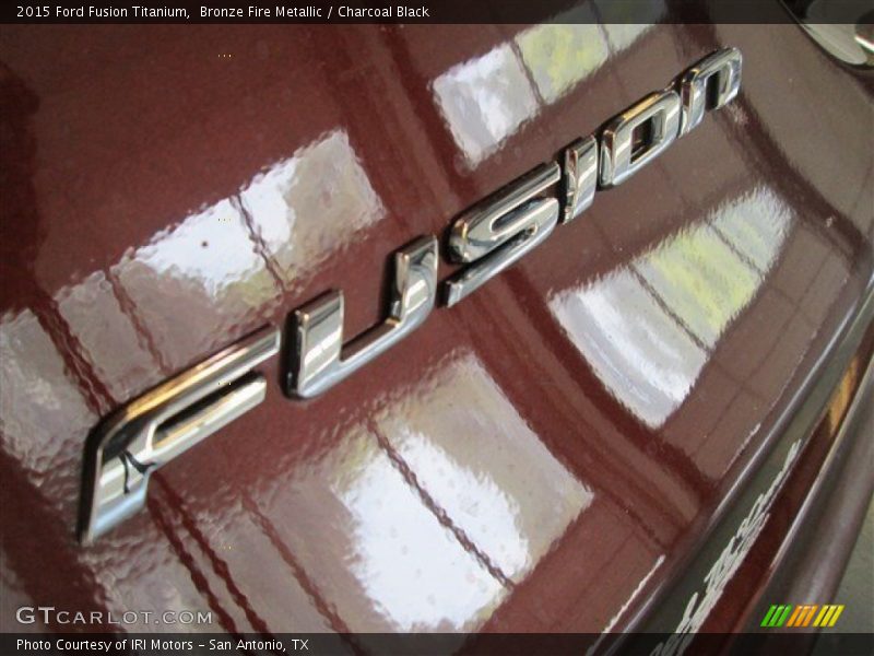 Bronze Fire Metallic / Charcoal Black 2015 Ford Fusion Titanium