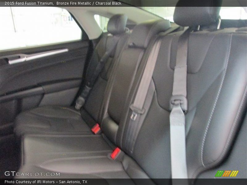 Bronze Fire Metallic / Charcoal Black 2015 Ford Fusion Titanium