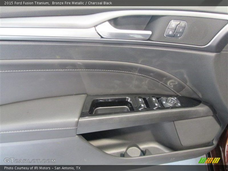 Bronze Fire Metallic / Charcoal Black 2015 Ford Fusion Titanium