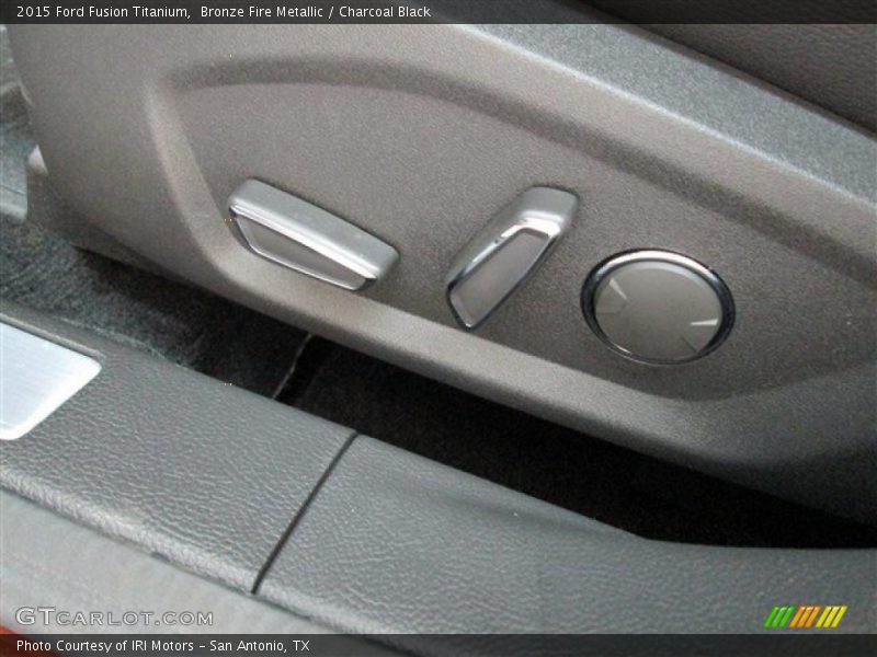 Bronze Fire Metallic / Charcoal Black 2015 Ford Fusion Titanium