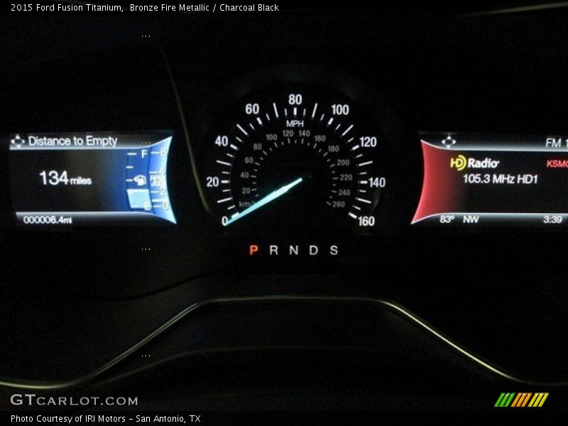 Bronze Fire Metallic / Charcoal Black 2015 Ford Fusion Titanium