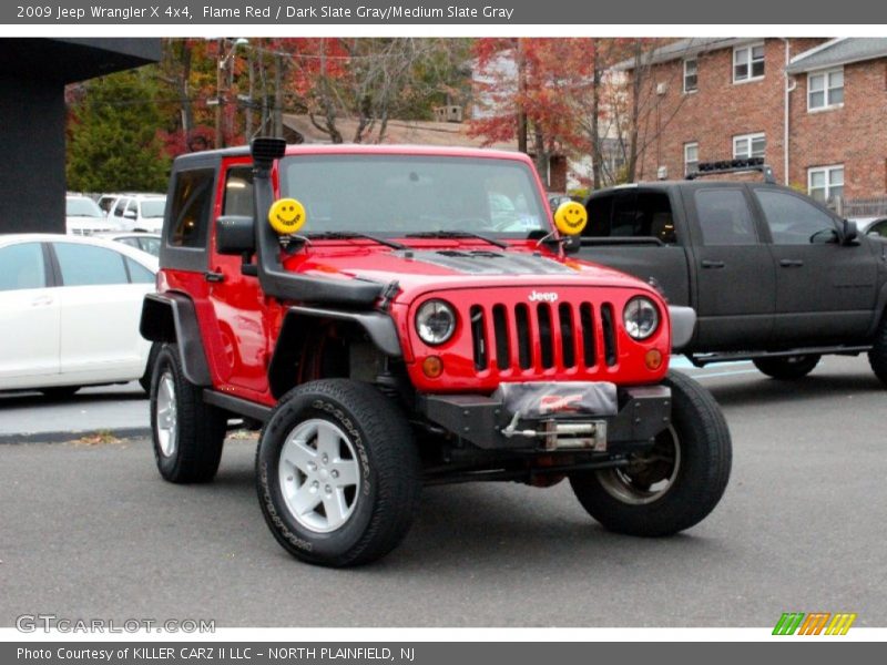 Flame Red / Dark Slate Gray/Medium Slate Gray 2009 Jeep Wrangler X 4x4