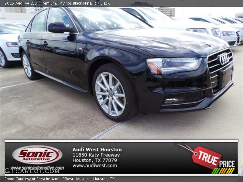 Mythos Black Metallic / Black 2015 Audi A4 2.0T Premium
