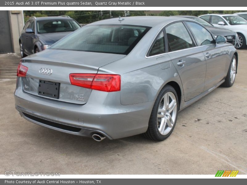 Quartz Gray Metallic / Black 2015 Audi A6 3.0T Premium Plus quattro Sedan