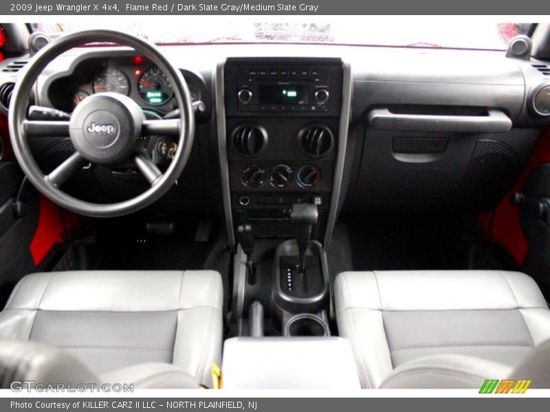 Flame Red / Dark Slate Gray/Medium Slate Gray 2009 Jeep Wrangler X 4x4