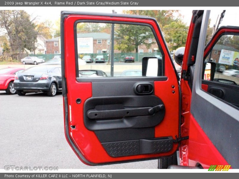 Flame Red / Dark Slate Gray/Medium Slate Gray 2009 Jeep Wrangler X 4x4