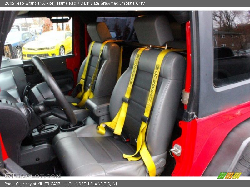 Flame Red / Dark Slate Gray/Medium Slate Gray 2009 Jeep Wrangler X 4x4