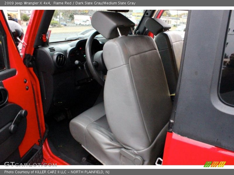 Flame Red / Dark Slate Gray/Medium Slate Gray 2009 Jeep Wrangler X 4x4