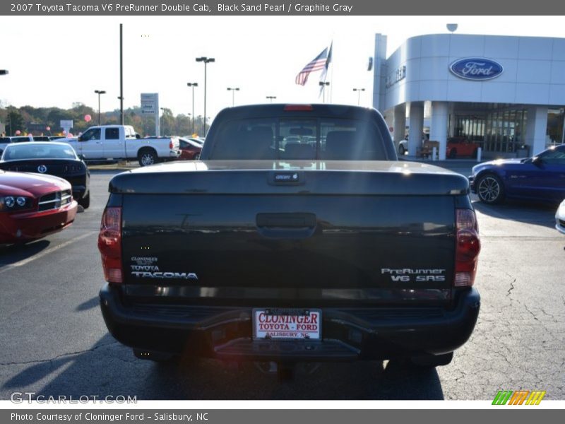 Black Sand Pearl / Graphite Gray 2007 Toyota Tacoma V6 PreRunner Double Cab