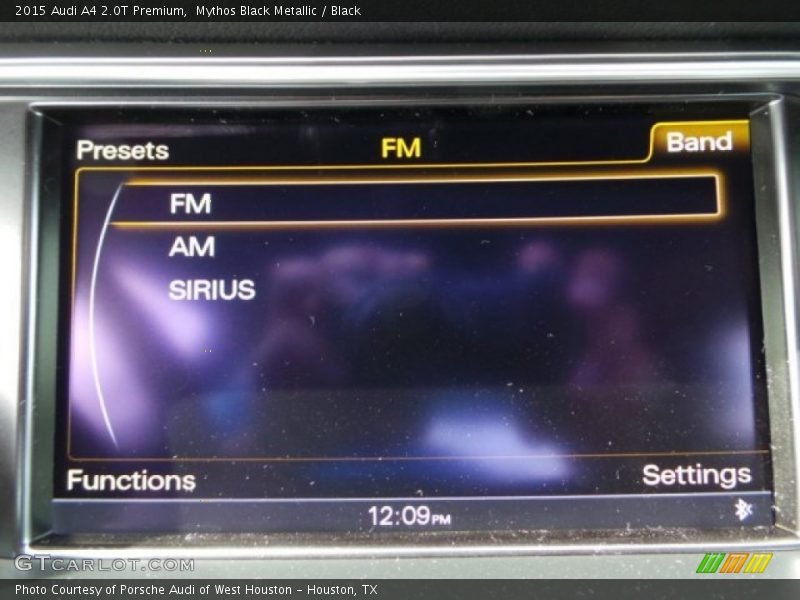 Mythos Black Metallic / Black 2015 Audi A4 2.0T Premium