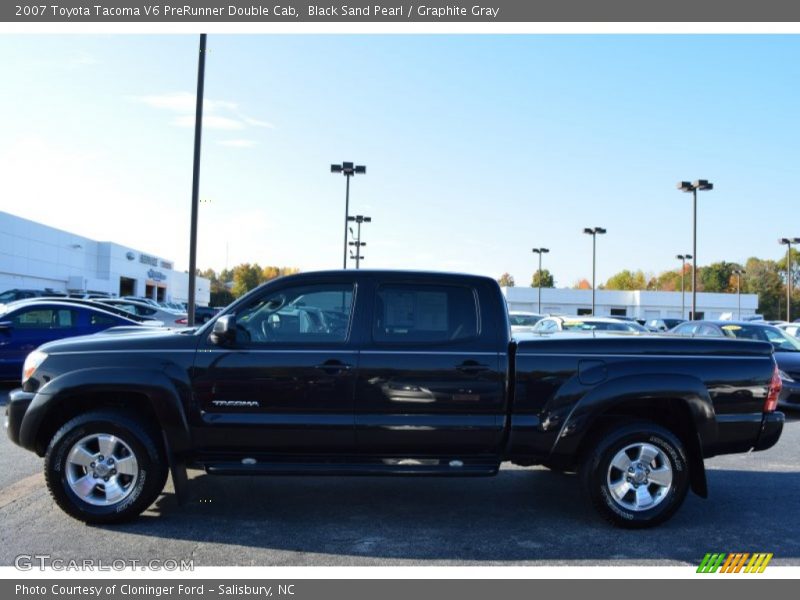 Black Sand Pearl / Graphite Gray 2007 Toyota Tacoma V6 PreRunner Double Cab