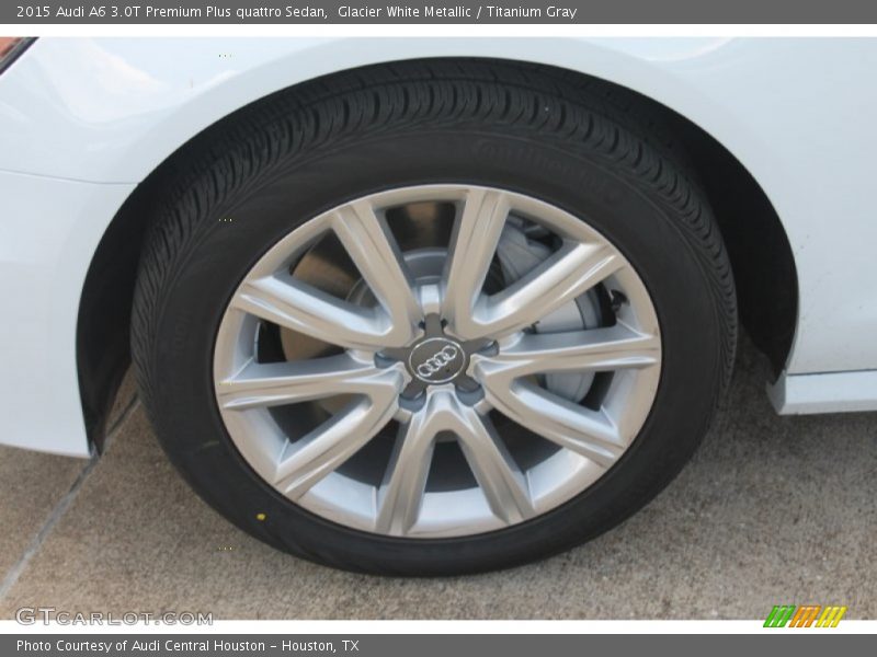 Glacier White Metallic / Titanium Gray 2015 Audi A6 3.0T Premium Plus quattro Sedan