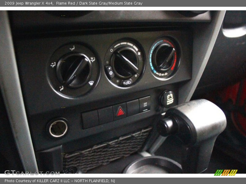 Flame Red / Dark Slate Gray/Medium Slate Gray 2009 Jeep Wrangler X 4x4