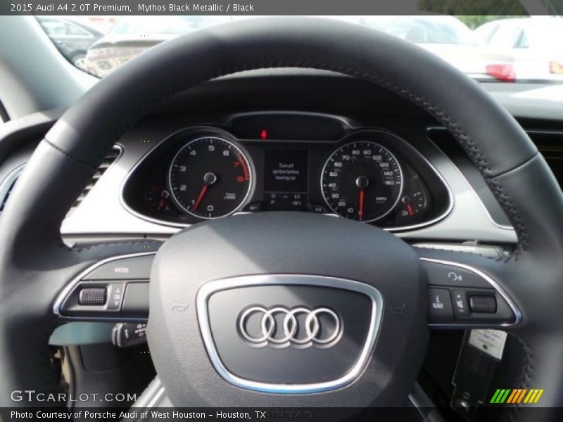 Mythos Black Metallic / Black 2015 Audi A4 2.0T Premium