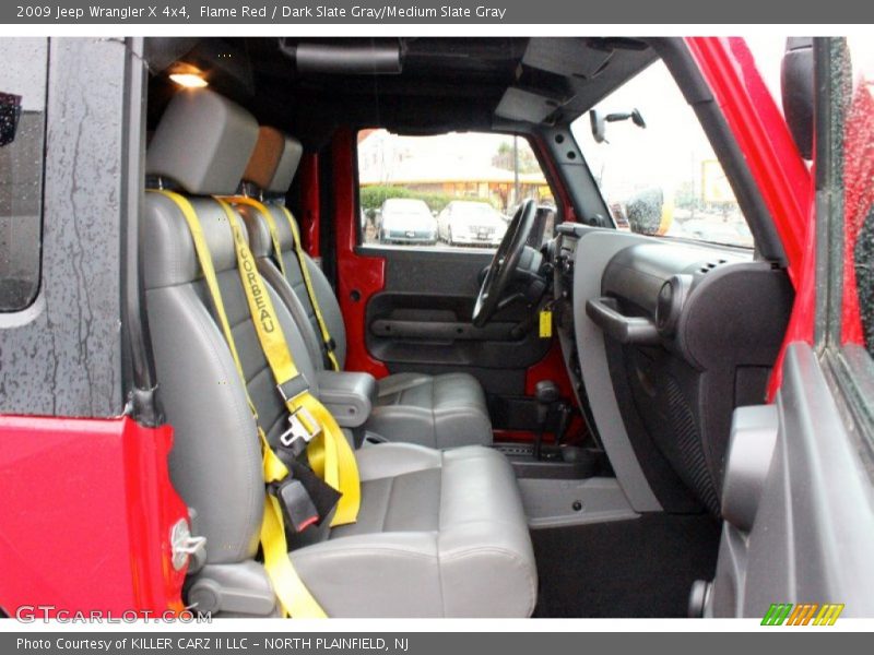 Flame Red / Dark Slate Gray/Medium Slate Gray 2009 Jeep Wrangler X 4x4