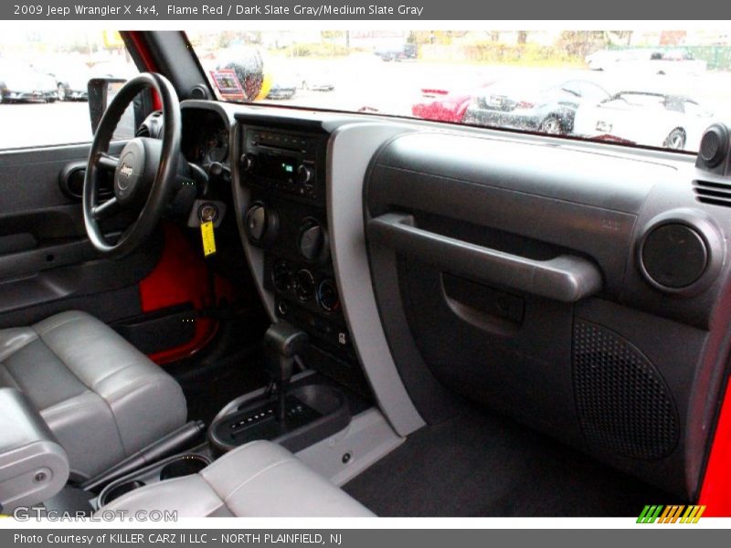 Flame Red / Dark Slate Gray/Medium Slate Gray 2009 Jeep Wrangler X 4x4