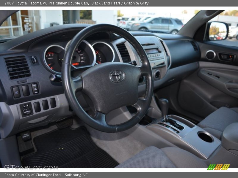 Black Sand Pearl / Graphite Gray 2007 Toyota Tacoma V6 PreRunner Double Cab