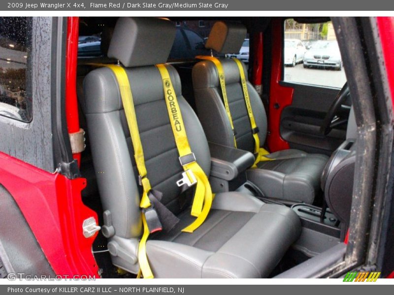 Flame Red / Dark Slate Gray/Medium Slate Gray 2009 Jeep Wrangler X 4x4