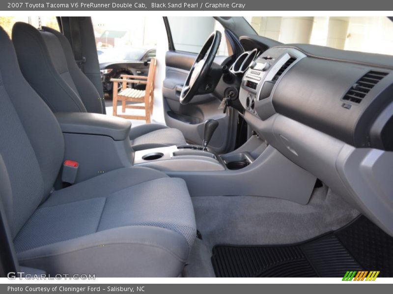 Black Sand Pearl / Graphite Gray 2007 Toyota Tacoma V6 PreRunner Double Cab