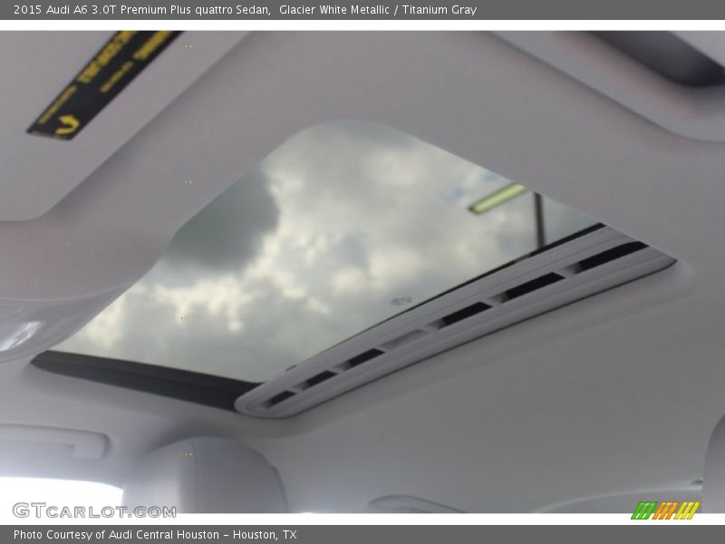 Glacier White Metallic / Titanium Gray 2015 Audi A6 3.0T Premium Plus quattro Sedan