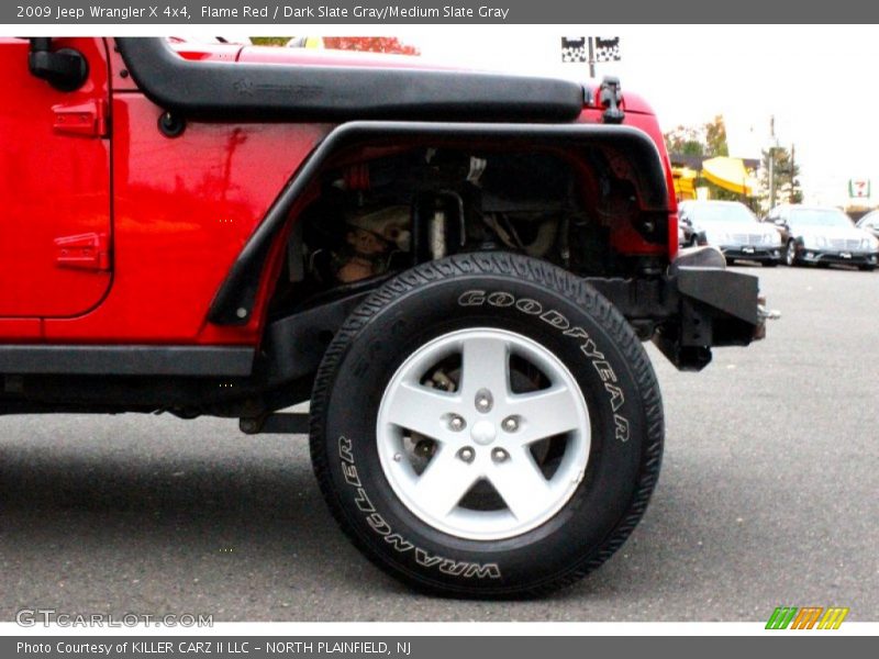 Flame Red / Dark Slate Gray/Medium Slate Gray 2009 Jeep Wrangler X 4x4
