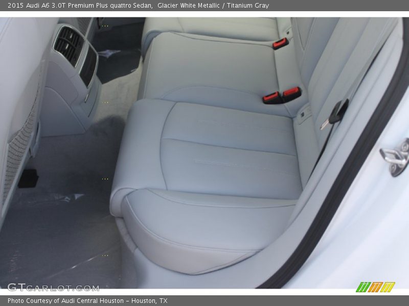 Glacier White Metallic / Titanium Gray 2015 Audi A6 3.0T Premium Plus quattro Sedan