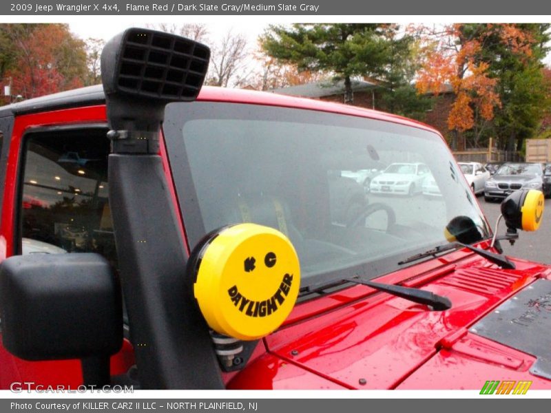 Flame Red / Dark Slate Gray/Medium Slate Gray 2009 Jeep Wrangler X 4x4