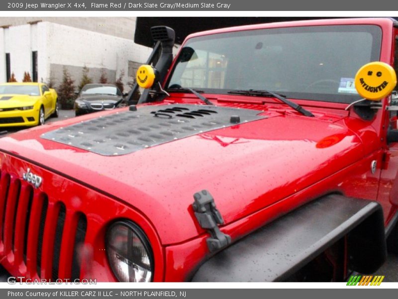 Flame Red / Dark Slate Gray/Medium Slate Gray 2009 Jeep Wrangler X 4x4