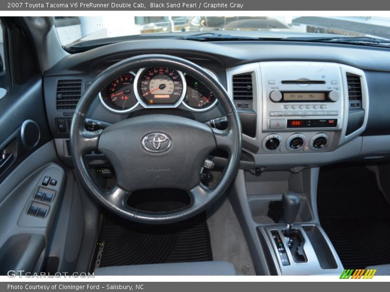 Black Sand Pearl / Graphite Gray 2007 Toyota Tacoma V6 PreRunner Double Cab