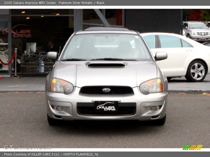 Platinum Silver Metallic / Black 2005 Subaru Impreza WRX Sedan