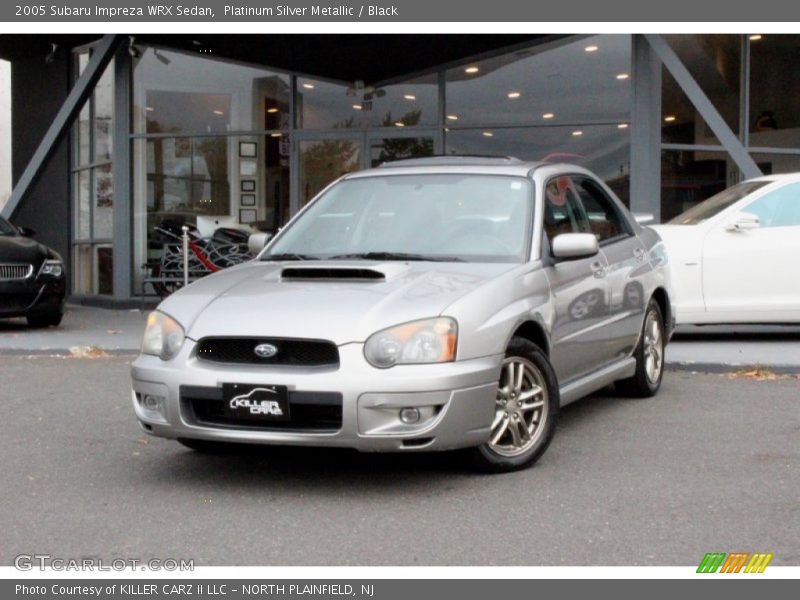 Platinum Silver Metallic / Black 2005 Subaru Impreza WRX Sedan