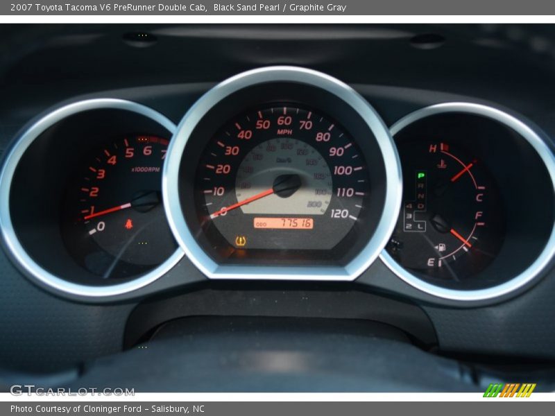 Black Sand Pearl / Graphite Gray 2007 Toyota Tacoma V6 PreRunner Double Cab