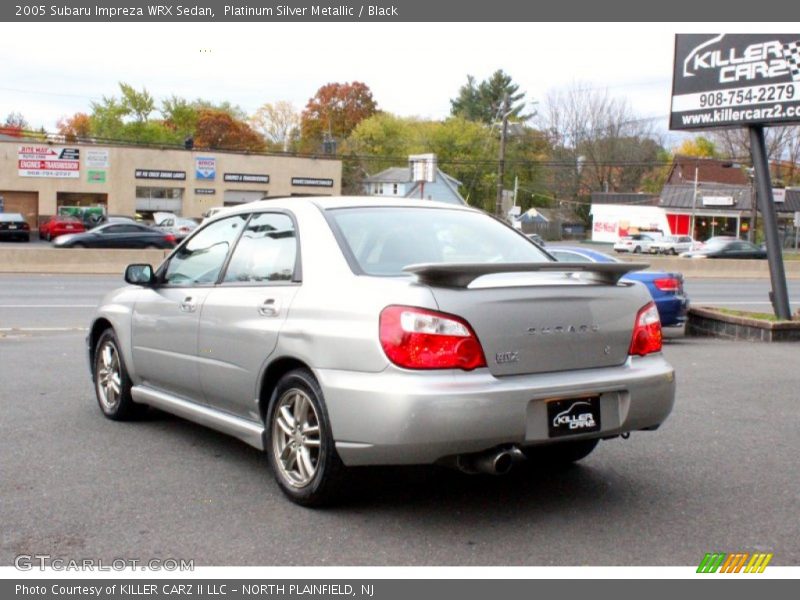 Platinum Silver Metallic / Black 2005 Subaru Impreza WRX Sedan