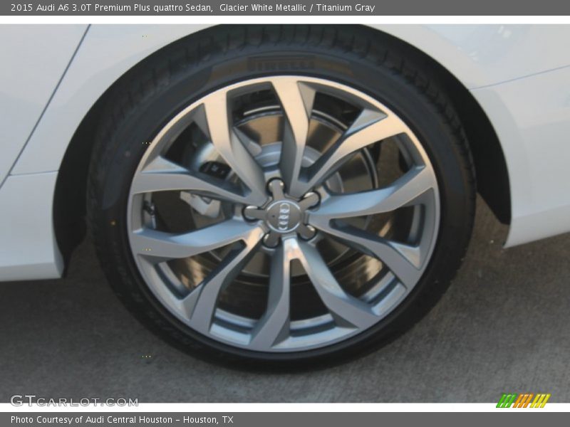 Glacier White Metallic / Titanium Gray 2015 Audi A6 3.0T Premium Plus quattro Sedan