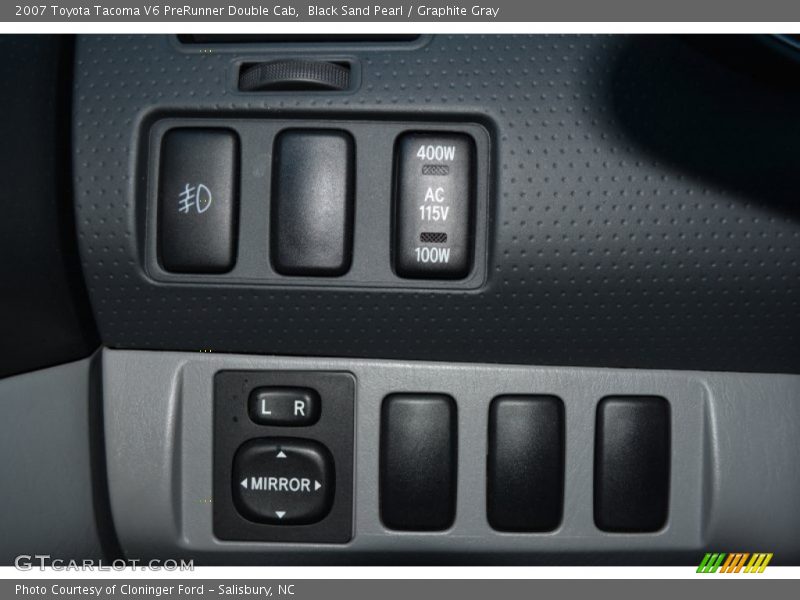 Black Sand Pearl / Graphite Gray 2007 Toyota Tacoma V6 PreRunner Double Cab