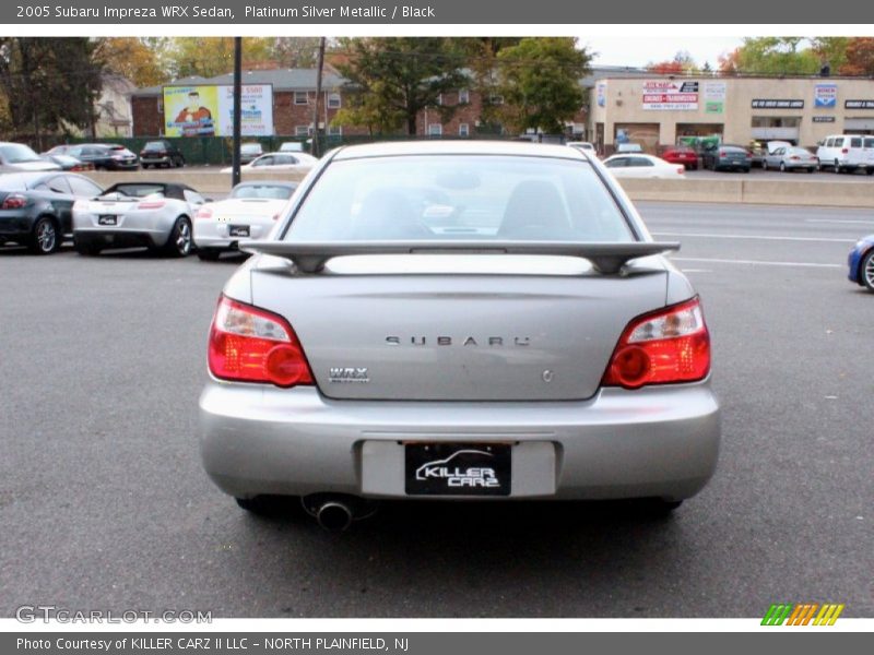Platinum Silver Metallic / Black 2005 Subaru Impreza WRX Sedan