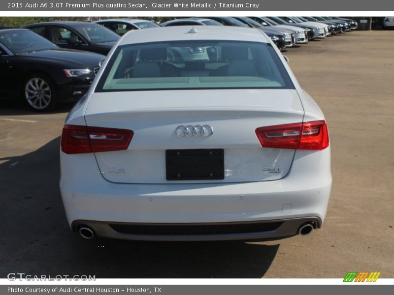 Glacier White Metallic / Titanium Gray 2015 Audi A6 3.0T Premium Plus quattro Sedan