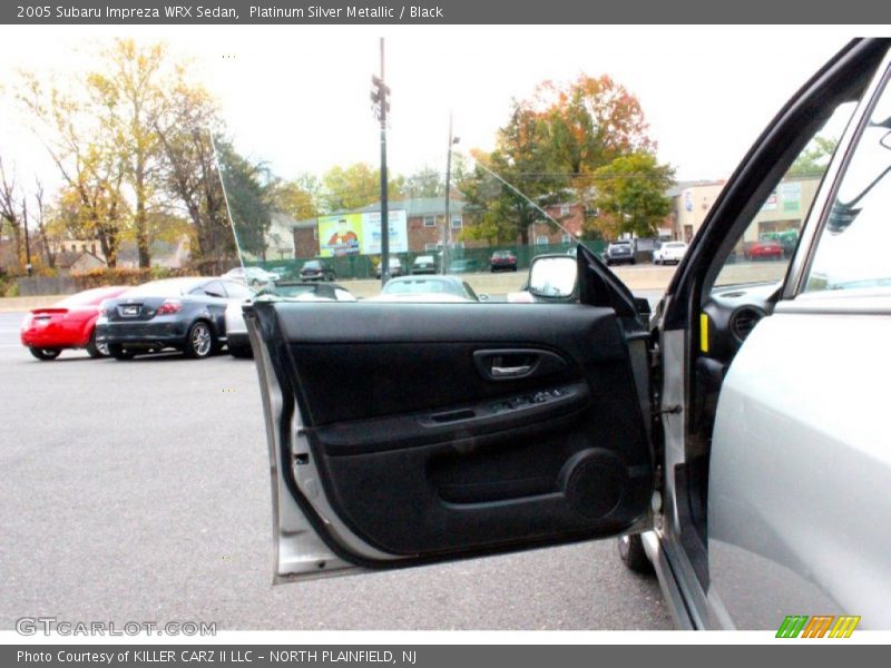 Platinum Silver Metallic / Black 2005 Subaru Impreza WRX Sedan