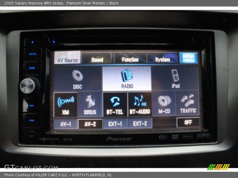 Platinum Silver Metallic / Black 2005 Subaru Impreza WRX Sedan