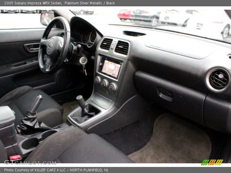 Platinum Silver Metallic / Black 2005 Subaru Impreza WRX Sedan