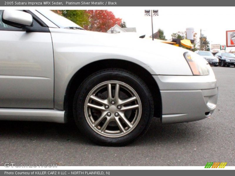 Platinum Silver Metallic / Black 2005 Subaru Impreza WRX Sedan