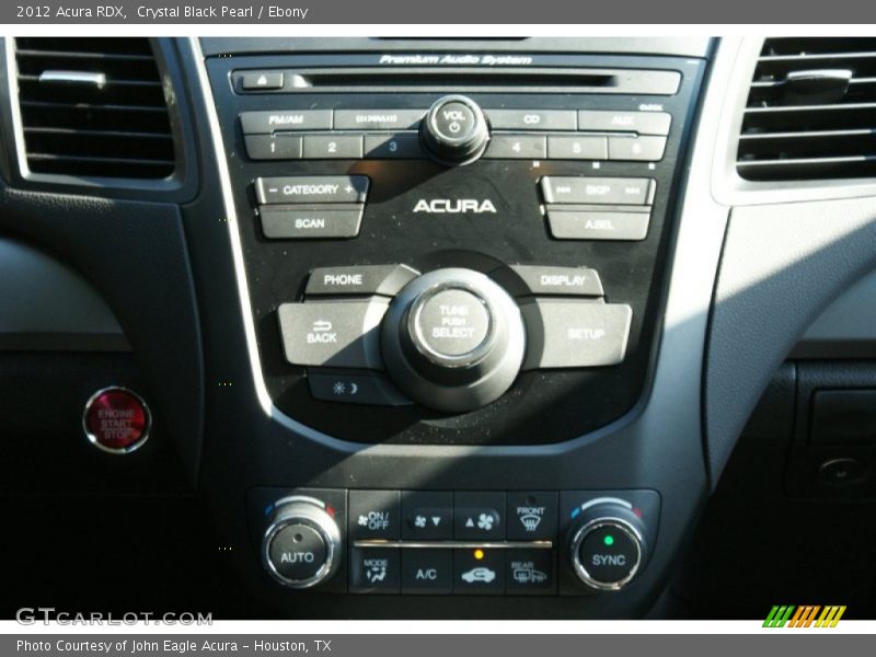 Crystal Black Pearl / Ebony 2012 Acura RDX
