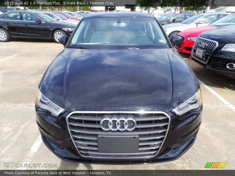Brilliant Black / Titanium Gray 2015 Audi A3 1.8 Premium Plus