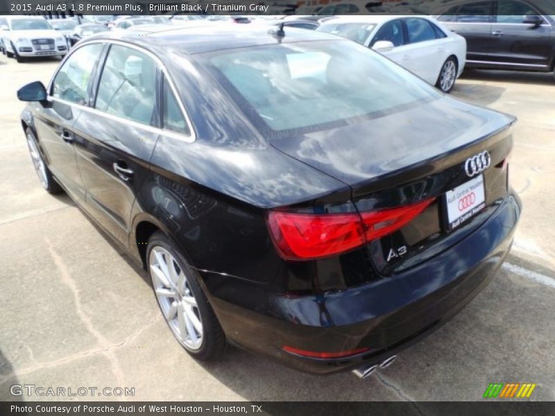 Brilliant Black / Titanium Gray 2015 Audi A3 1.8 Premium Plus