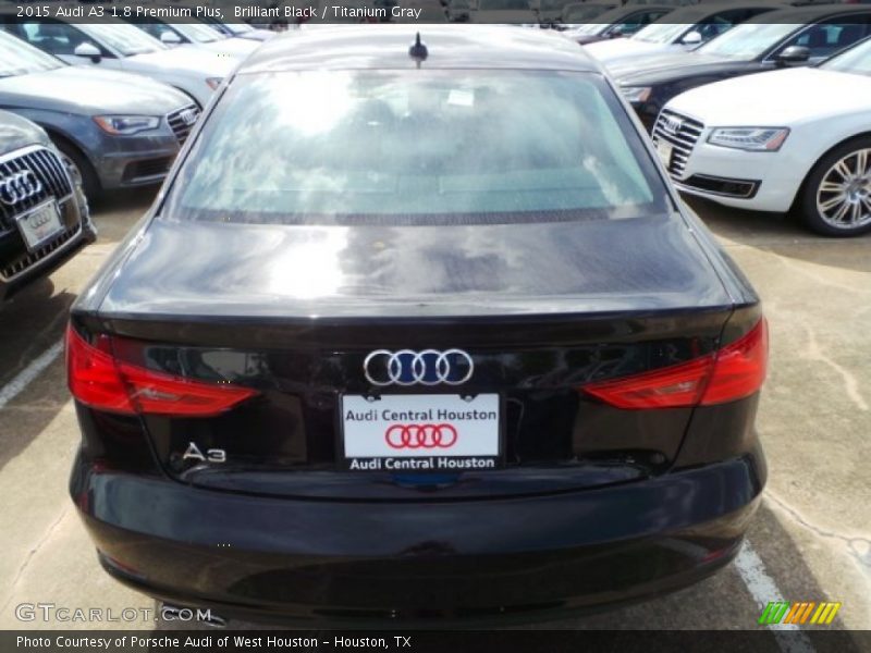 Brilliant Black / Titanium Gray 2015 Audi A3 1.8 Premium Plus