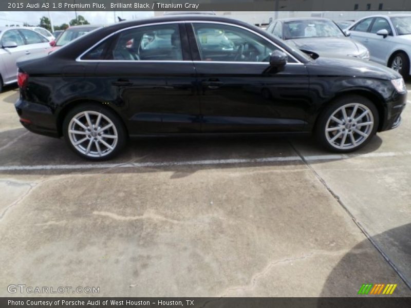 Brilliant Black / Titanium Gray 2015 Audi A3 1.8 Premium Plus