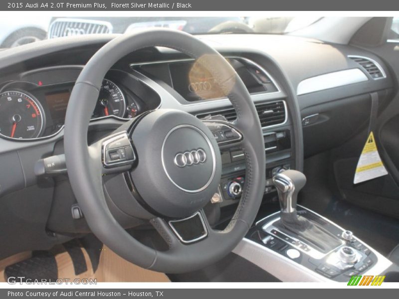 Florett Silver Metallic / Black 2015 Audi A4 2.0T Premium Plus