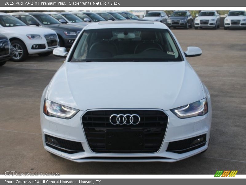 Glacier White Metallic / Black 2015 Audi A4 2.0T Premium Plus