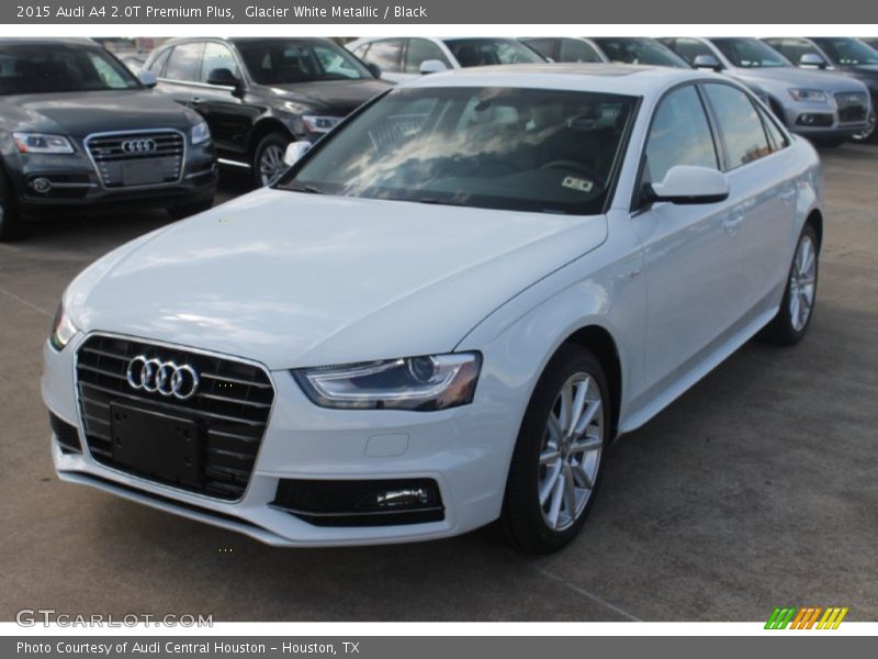 Glacier White Metallic / Black 2015 Audi A4 2.0T Premium Plus