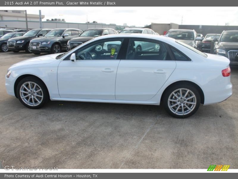 Glacier White Metallic / Black 2015 Audi A4 2.0T Premium Plus